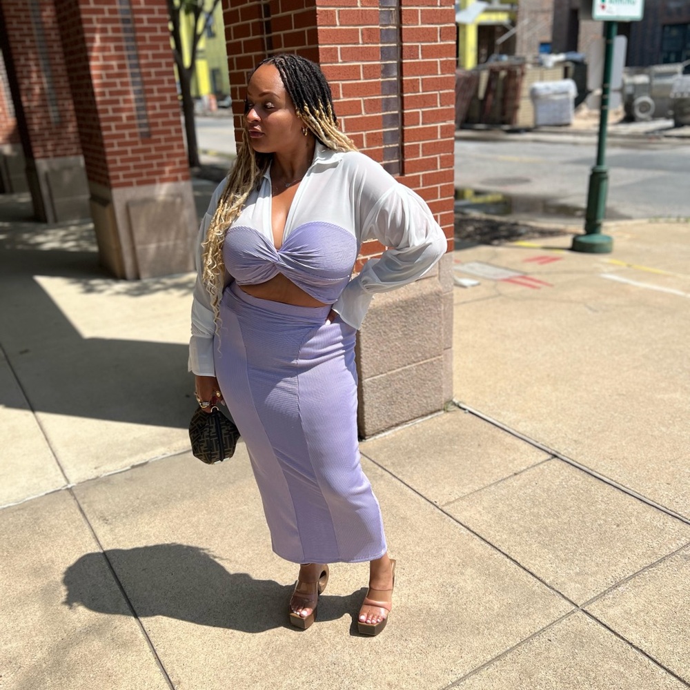Sexy lavender co-ord